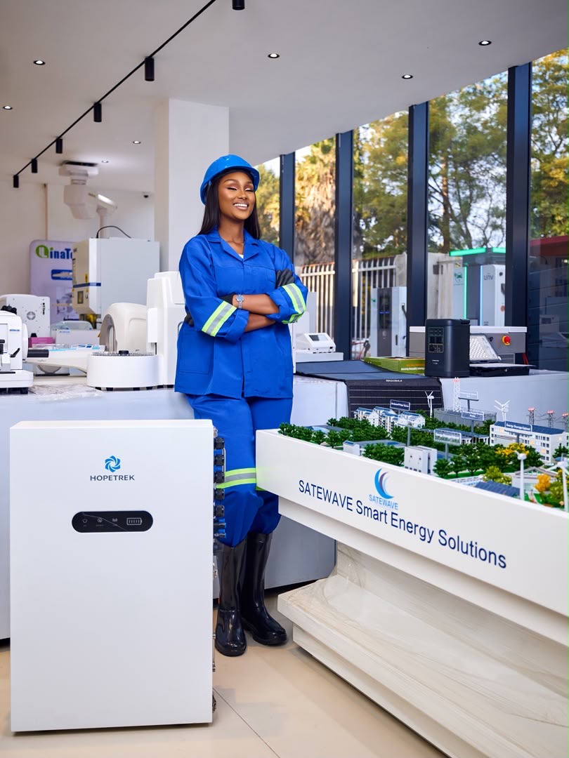 Showroom display of smart energy and clinic equipment